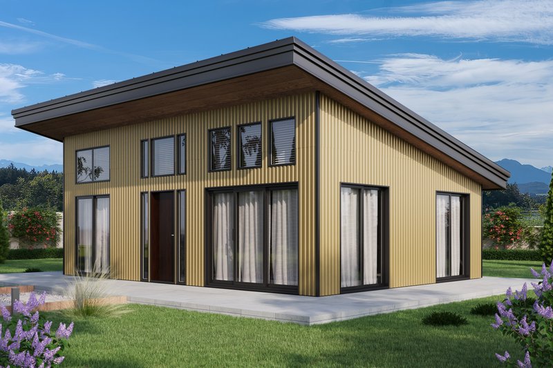 Home Plan - Exterior - Other Elevation for Contemporary House Plan #1106-3 - 1 bed, 1 bath