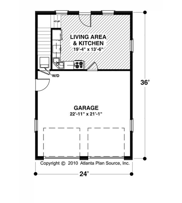 Craftsman Floor Plan - Main Floor Plan #56-613