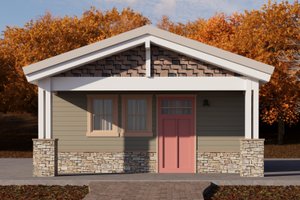 Craftsman Exterior - Front Elevation Plan #1106-185