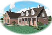 Traditional Style House Plan - 3 Beds 2.5 Baths 2300 Sq/Ft Plan #81-13826 
