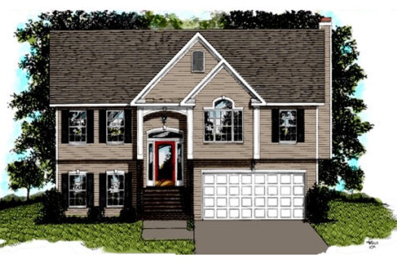 Home Plan - Traditional Exterior - Front Elevation Plan #56-102