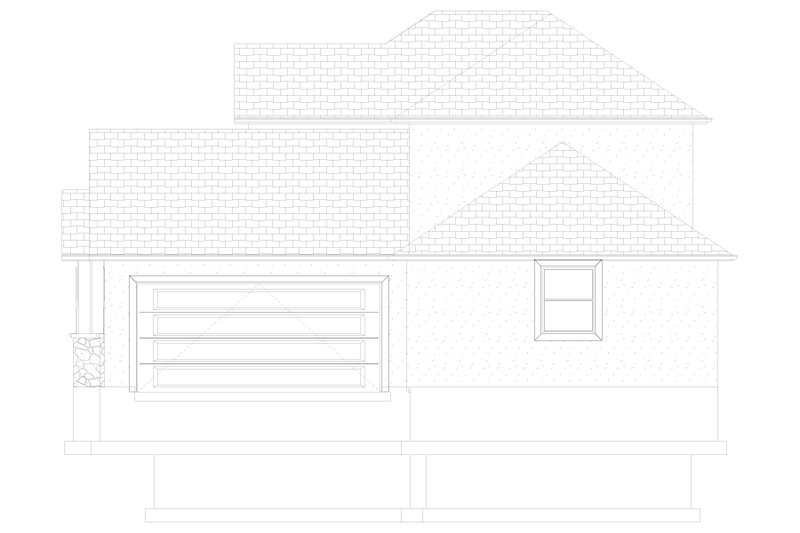 Home Plan - Exterior - Other Elevation for Craftsman House Plan #1060-134 - 4 bed, 2.5 bath