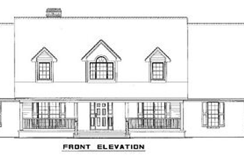 Home Plan - Exterior - Other Elevation for Country House Plan #17-1161 - 5 bed, 3 bath