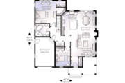 Cottage Style House Plan - 2 Beds 1.5 Baths 1452 Sq/Ft Plan #23-562 