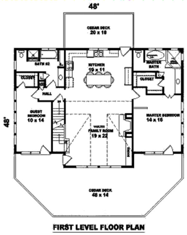 European Floor Plan - Main Floor Plan #81-13665