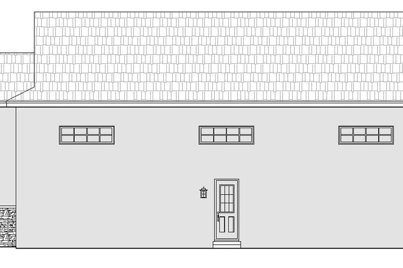 Dream House Plan - Exterior - Other Elevation 1 for Mediterranean House Plan #932-208, 0 bath