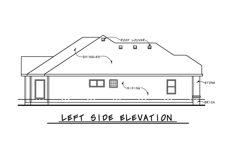 Dream House Plan - Exterior - Other Elevation for Cottage House Plan #20-2630 - 2 bed, 2 bath