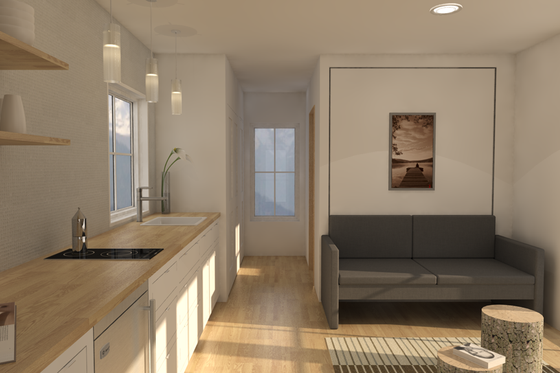 Interior - Other for Modern House Plan #914-2 - 1 bed, 1 bath