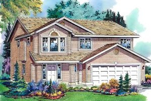 Traditional Exterior - Front Elevation Plan #18-272