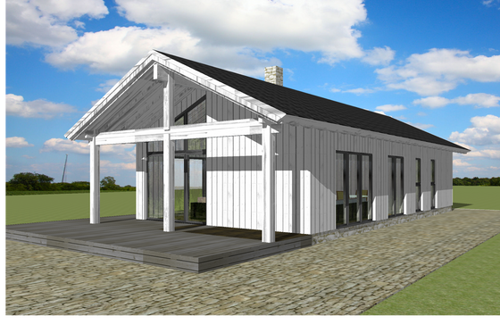 Photo for Modern House Plan #549-18 - 2 bed, 1 bath