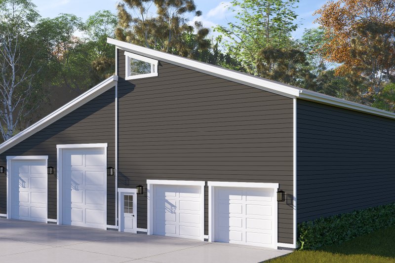 Architectural House Design - Exterior - Front Elevation 4 for Barndominium House Plan #1060-264 - 2 bed, 2.5 bath