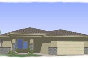Mediterranean Exterior - Front Elevation Plan #24-238
