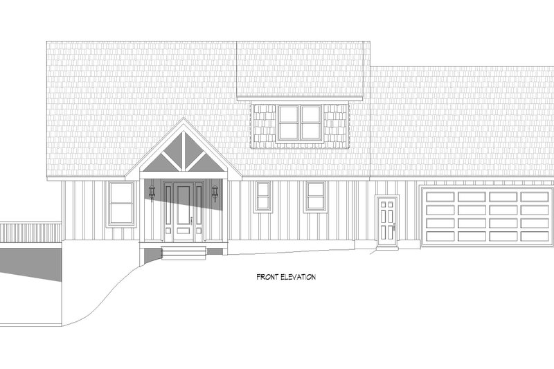 House Plan Design - Exterior - Front Elevation 3 for Country House Plan #932-735 - 4 bed, 3.5 bath
