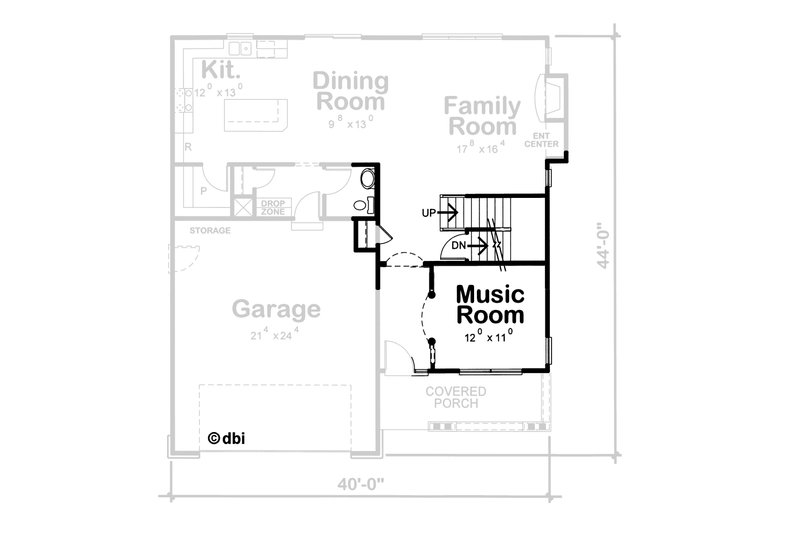 Dream House Plan - Floor Plan - Other Floor for Craftsman House Plan #20-1775 - 3 bed, 3 bath