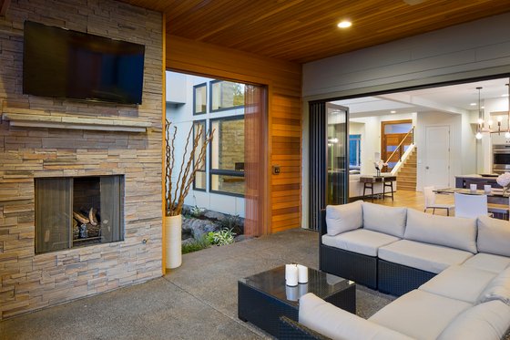 Exterior - Outdoor Living for Contemporary House Plan #48-651 - 4 bed, 4.5 bath