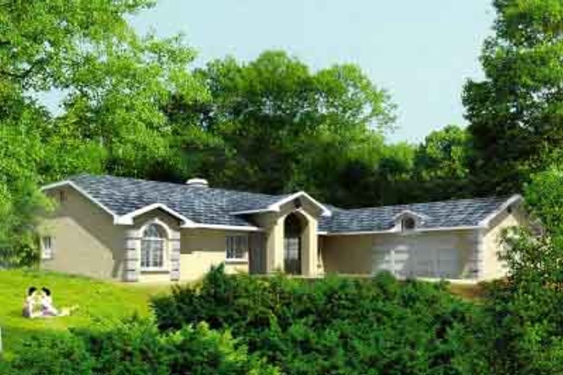 Home Plan - Ranch Exterior - Front Elevation Plan #1-1098