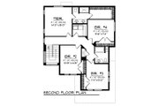 Modern Style House Plan - 4 Beds 2.5 Baths 2309 Sq/Ft Plan #70-1465 