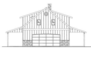 Country Exterior - Front Elevation Plan #117-687