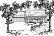 Southern Style House Plan - 3 Beds 2 Baths 1288 Sq/Ft Plan #36-402 