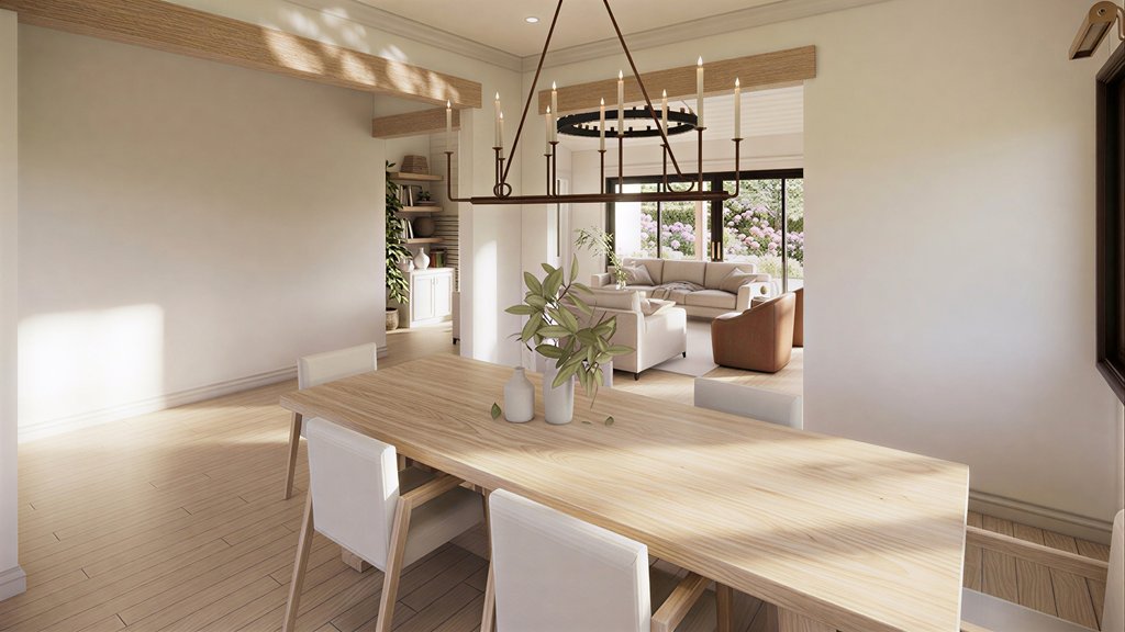 Interior - Dining Room for Farmhouse House Plan #1074-133 - 4 bed, 3.5 bath