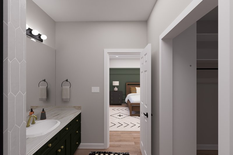 House Blueprint - Interior - Master Bathroom 1 for Craftsman House Plan #1060-479 - 3 bed, 2.5 bath