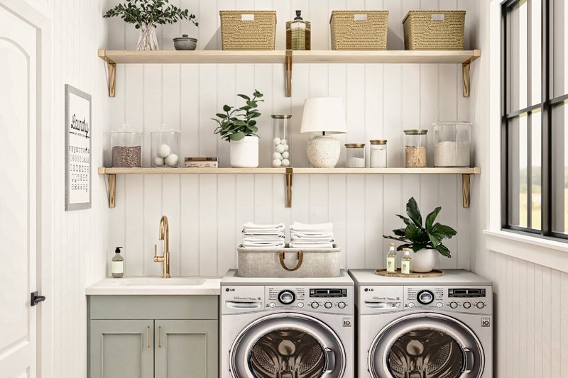 House Design - Interior - Laundry for Farmhouse House Plan #119-472 - 3 bed, 3.5 bath