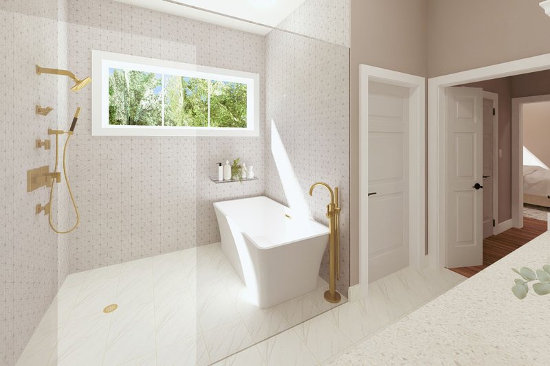 Home Plan - Interior - Master Bathroom for Barndominium House Plan #44-291 - 3 bed, 2.5 bath