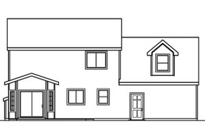 Exterior - Other Elevation for Colonial House Plan #124-360 - 3 bed, 2.5 bath