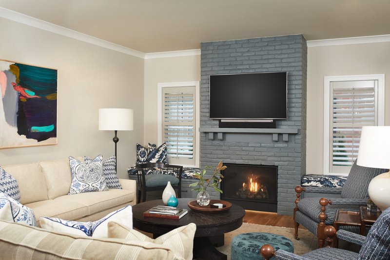 Architectural House Design - Interior - Family Room for Traditional House Plan #928-349 - 5 bed, 3.5 bath