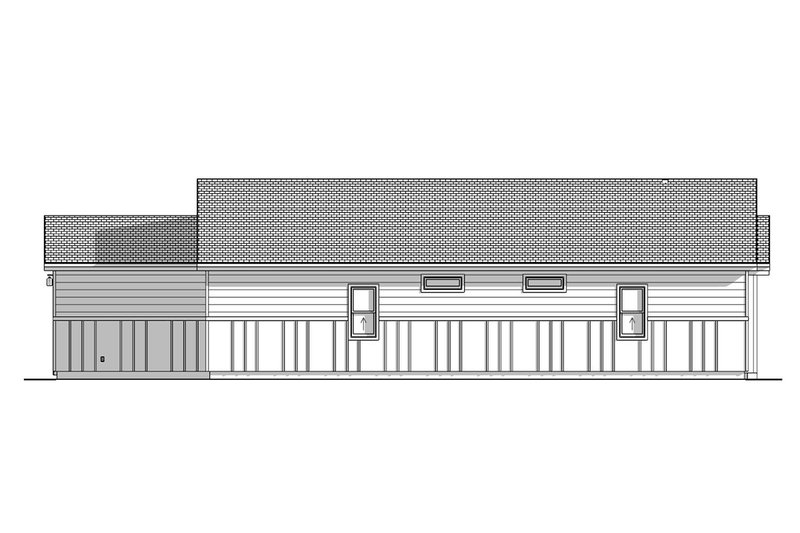 House Design - Exterior - Other Elevation for Cottage House Plan #1099-5 - 2 bed, 2 bath