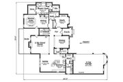 European Style House Plan - 4 Beds 5 Baths 4274 Sq/Ft Plan #419-314 
