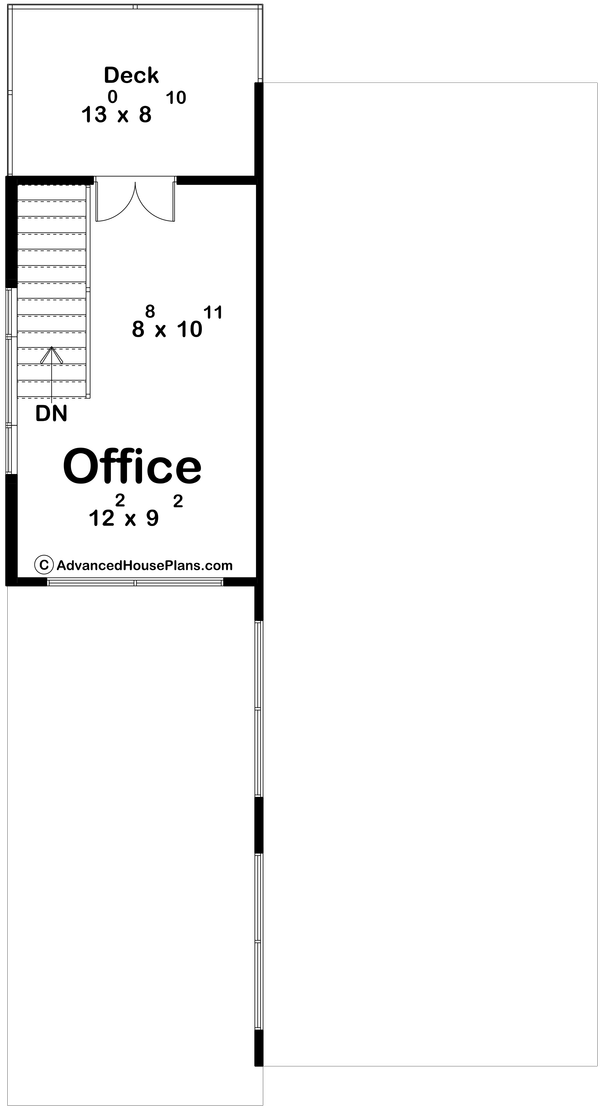Dream House Plan - Modern Floor Plan - Upper Floor Plan #455-739