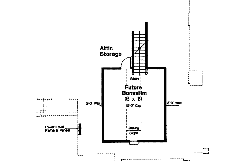Dream House Plan - Floor Plan - Other Floor for Traditional House Plan #310-244 - 4 bed, 3 bath