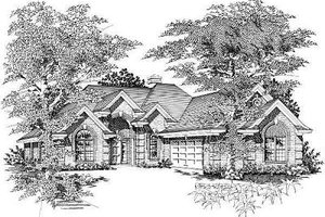 Cottage Exterior - Front Elevation Plan #329-229