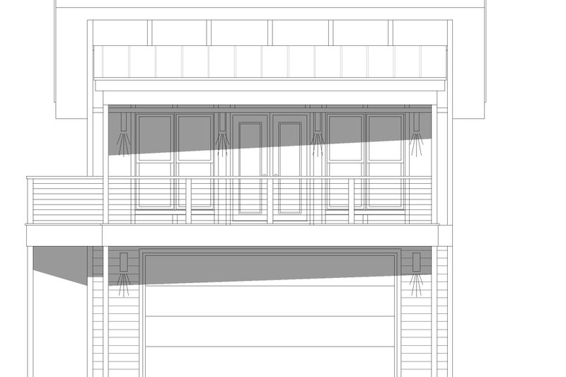 Dream House Plan - Exterior - Front Elevation 3 for Modern House Plan #932-711 - 2 bed, 2 bath