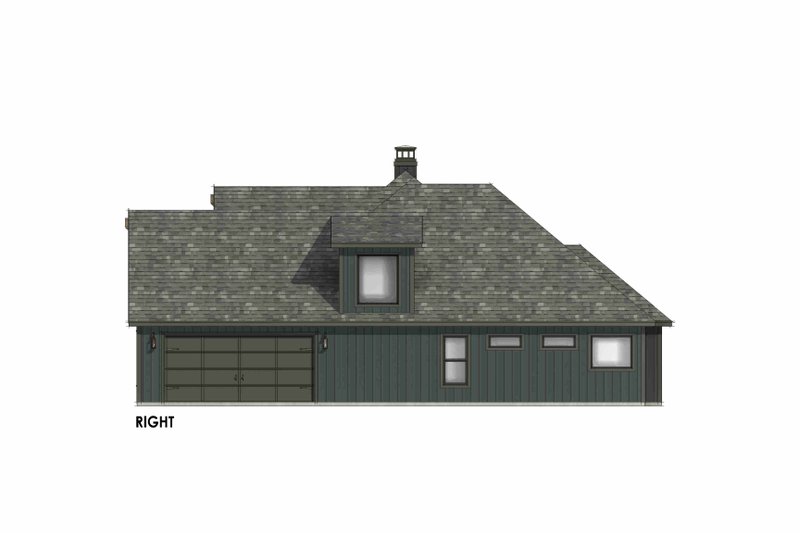 Home Plan - Exterior - Other Elevation 1 for Country House Plan #1096-213 - 4 bed, 3 bath
