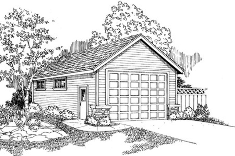 Traditional Style House Plan - 0 Beds 0 Baths 960 Sq/Ft Plan #124-785