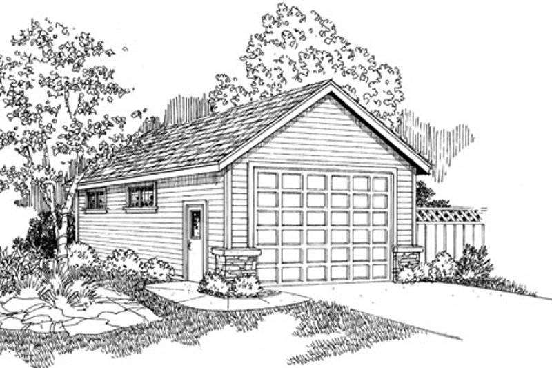 House Blueprint - Traditional Exterior - Front Elevation Plan #124-785