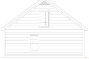 Exterior - Other Elevation for Cottage House Plan #932-1007 - 2 bed, 2 bath