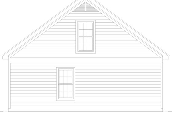 Exterior - Other Elevation for Cottage House Plan #932-1007 - 2 bed, 2 bath