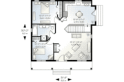 Cottage Style House Plan - 2 Beds 1 Baths 910 Sq/Ft Plan #23-512 