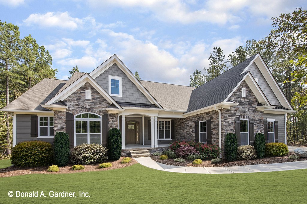 Country Style House Plan 4 Beds 3 Baths 2097 Sq Ft Plan Country Style House Plan 4 Beds 3 Baths 2097 Sq Ft Plan