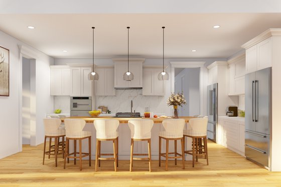 Interior - Kitchen for Craftsman House Plan #17-2609 - 5 bed, 3.5 bath