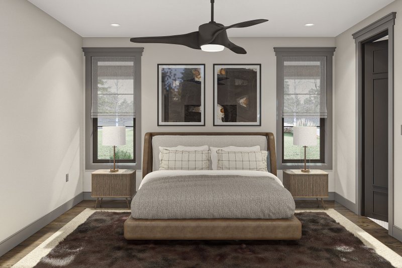 Architectural House Design - Interior - Master Bedroom 1 for Barndominium House Plan #455-531 - 3 bed, 2 bath