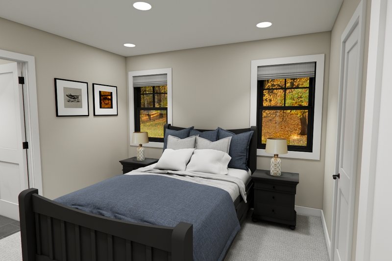 House Design - Interior - Bedroom 1 for Farmhouse House Plan #51-1377 - 3 bed, 2.5 bath