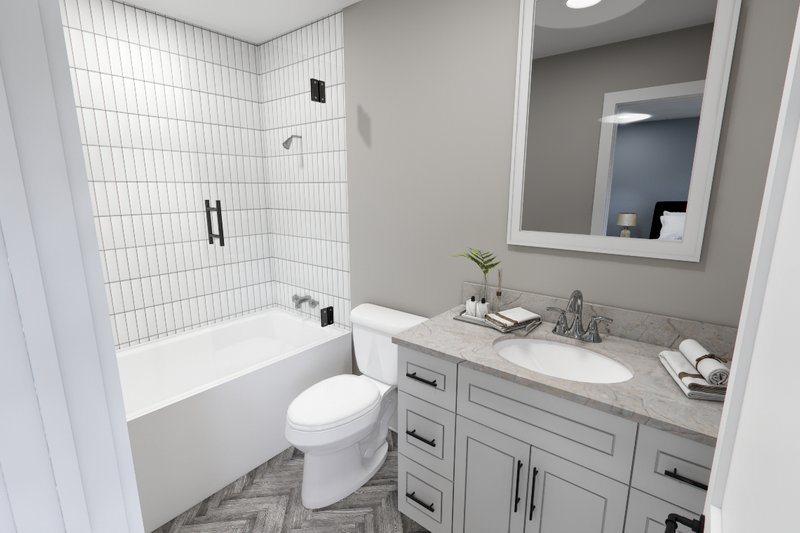 Dream House Plan - Interior - Bathroom 1 for Farmhouse House Plan #51-1251 - 3 bed, 3.5 bath