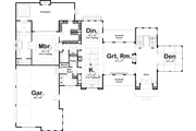 Mediterranean Style House Plan - 4 Beds 3.5 Baths 3512 Sq/Ft Plan #455-555 