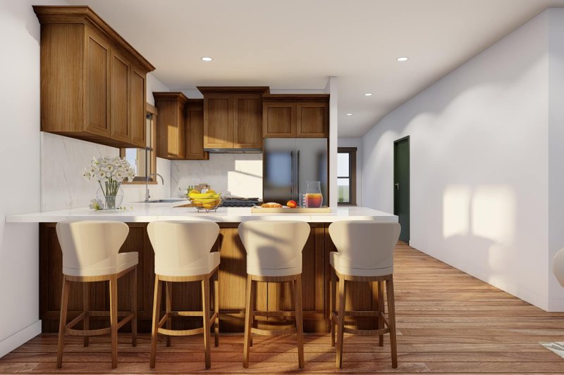 Architectural House Design - Interior - Kitchen for Beach House Plan #923-414 - 3 bed, 2.5 bath