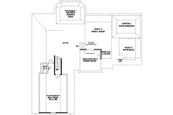 Floor Plan - Other Floor for Traditional House Plan #81-899 - 3 bed, 2 bath