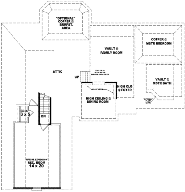 Traditional Floor Plan - Other Floor Plan #81-899